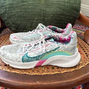 Women’s Nike Superrep Go 3 Multicolor Flyknit Lace Up Athletic Running Shoes